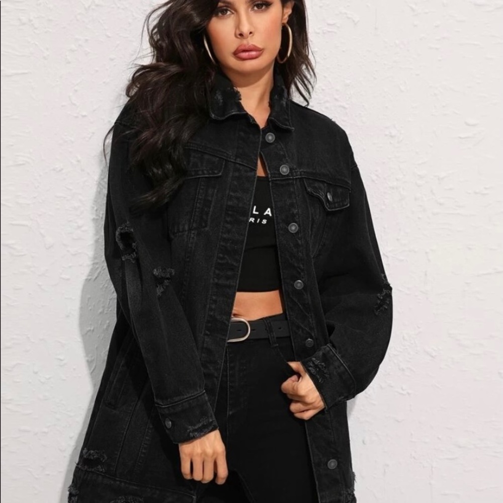 Oversized Denim Jean Jacket